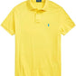 Ralph Lauren Small Pony Mesh Polo Shirt (Custom SlimFit) Yellow