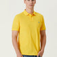 Ralph Lauren Small Pony Mesh Polo Shirt (Custom SlimFit) Yellow