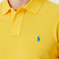 Ralph Lauren Small Pony Mesh Polo Shirt (Custom SlimFit) Yellow