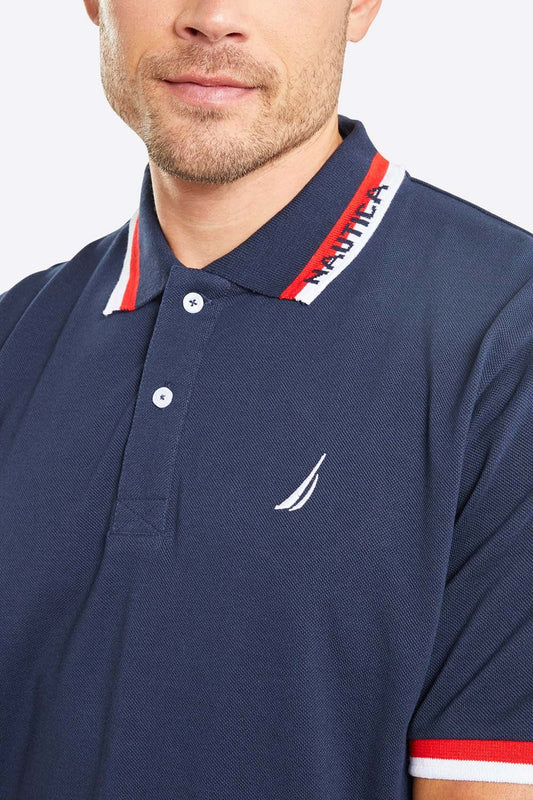 NAUTICA ELMS POLO SHIRT NAVY POLO