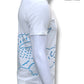Lacoste Men's Wrap Around Crocodile Logo T-Shirt WHITE