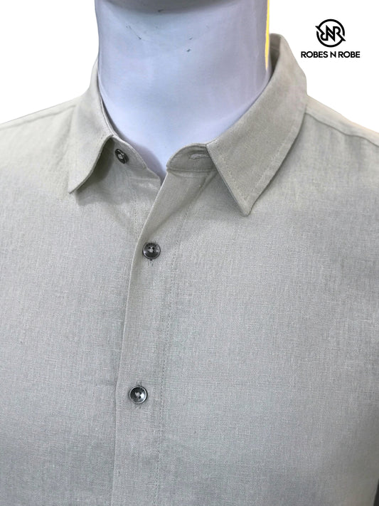 GUESS LINEN SHIRTS REGULAR FIT