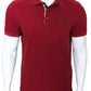 BURBERRY PIQUE POLO SHIRT MAROON