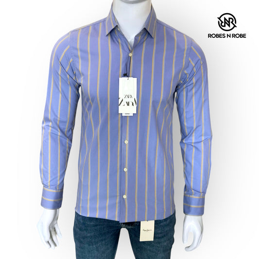 ZARA MAN STRIPE SHIRT SLIM FIT