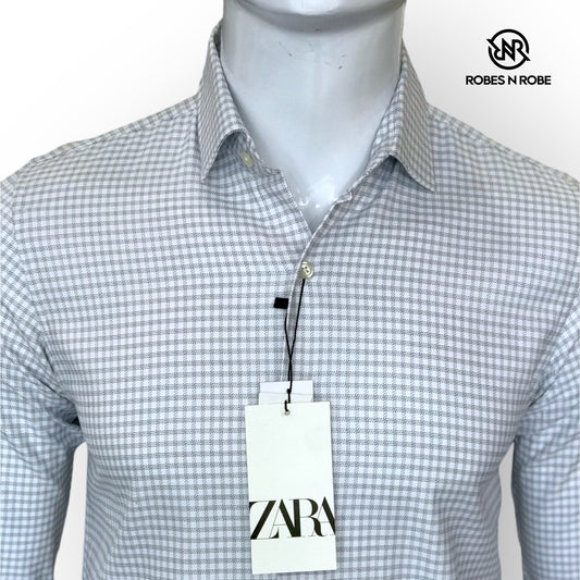 ZARA CHECK SHIRT SLIM FIT