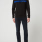 BOSS x Porsche hoodie made of cotton model 'Seeger' in black
