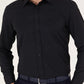 Pierre Cardin Men's Regular black Shirt