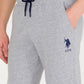 USPA Men's Gray Melange Sweatpants