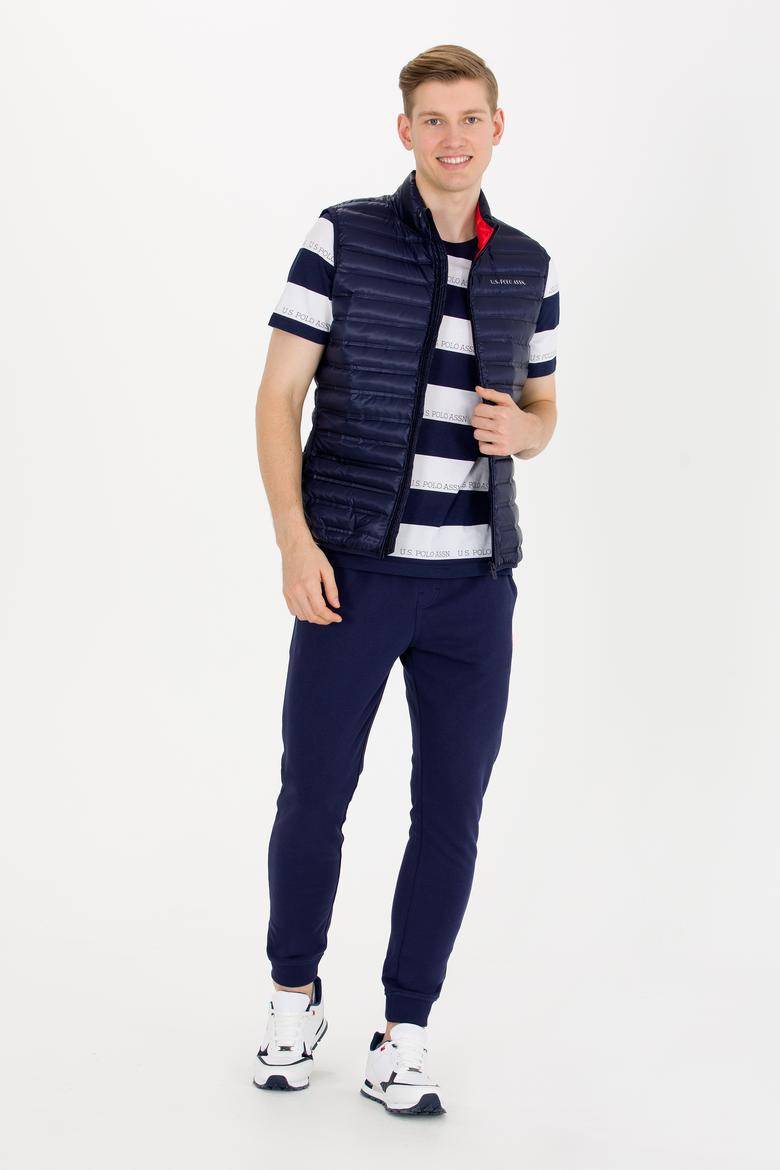 USPA MEN'S NAVY BLUE JOGGER TROUSERS