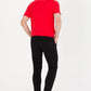 USPA MEN'S BLACK JOGGER TROUSERS