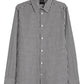 H&M GINGHAM CHECK SLIM-FIT EASY IRON SHIRT
