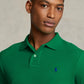 RALPH LAUREN SMALL PONY MESH POLO CUSTOM SLIM FIT DARK GREEN