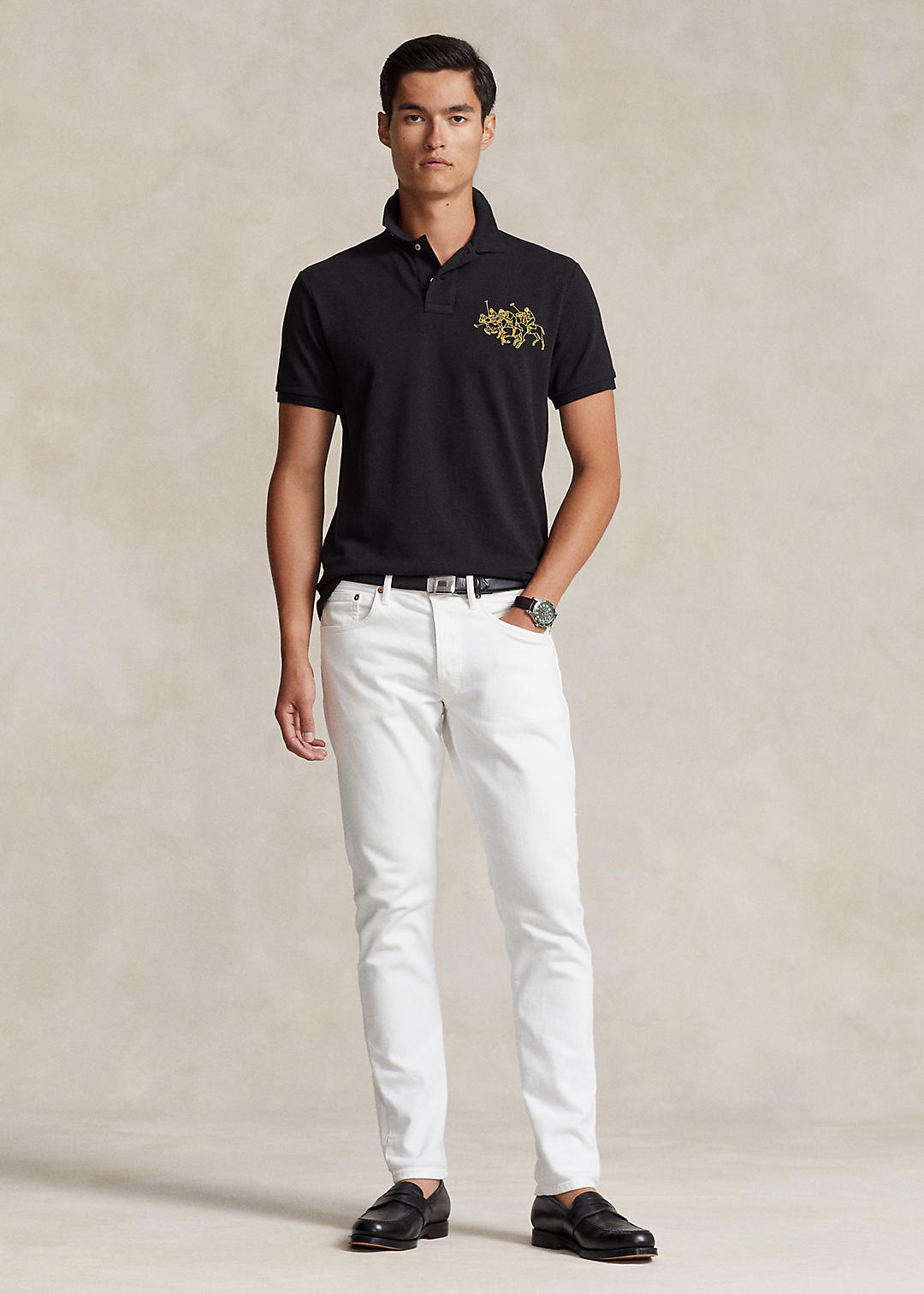 Polo Ralph Lauren
New Year Triple Pony Polo Shirt BLACK
