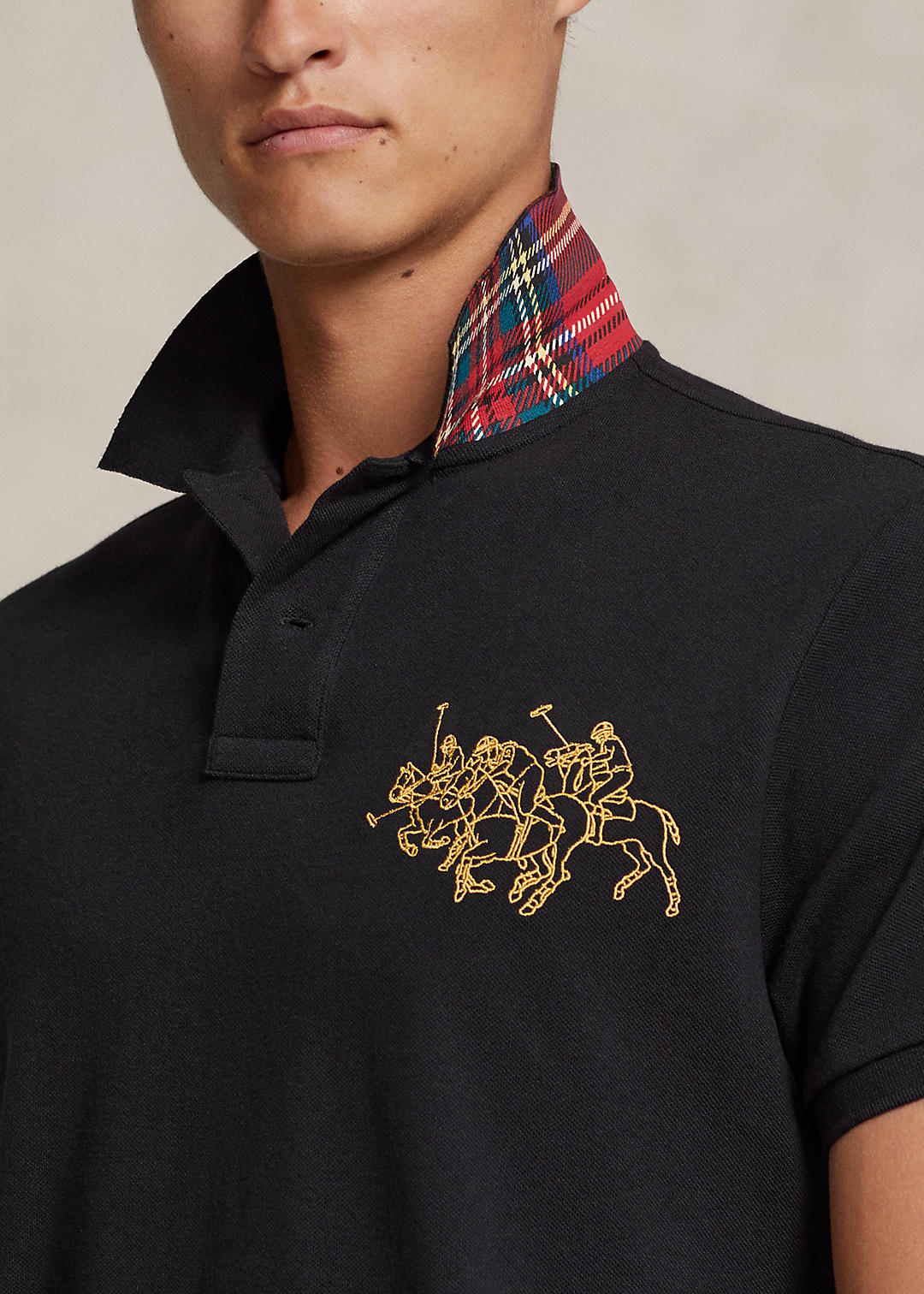 Polo Ralph Lauren
New Year Triple Pony Polo Shirt BLACK