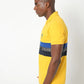 U.S. POLO ASSN MEN'S YELLOW COTTON BRAND TAPE POLO SHIRT