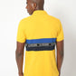 U.S. POLO ASSN MEN'S YELLOW COTTON BRAND TAPE POLO SHIRT