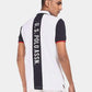 U.S. POLO ASSN MEN'S WHITE COLOUR BLOCK COTTON  POLO SHIRT