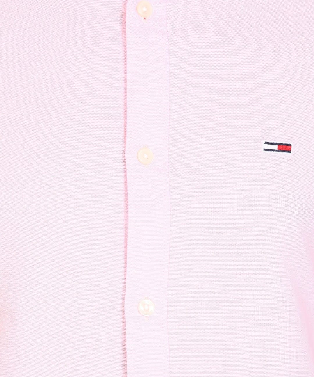 TOMMY HILFIGER OXFORD COTTON SOLID PINK - SHIRT