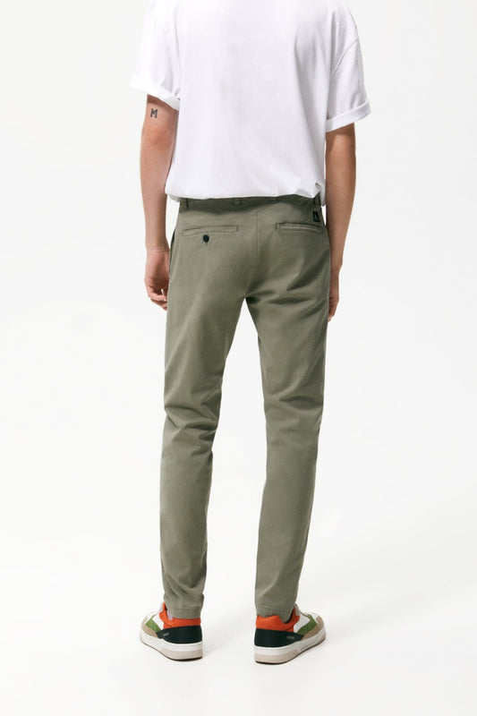 ZARA MAN SKINNY CHINOS KHAKI