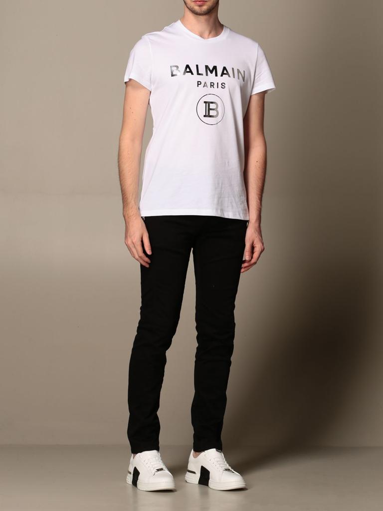 BALMAIN LOGO T-SHIRT WHITE