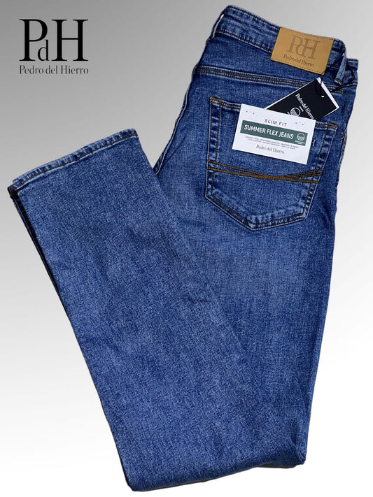 PEDRO DEL HIERRO MID BLUE SLIM FIT DENIM
