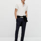 MASSIMO DUTTI POLO STAND UP COLLAR T-SHIRT