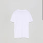 LEFTIES BASIC V NECK TEES - WHITE